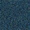Miyuki 15/0 Round Seed Bead, 15-1826, Midnight Blue Lined Topaz AB